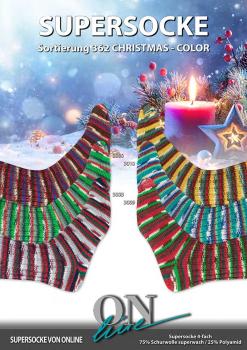 ONline Supersocke 4-fach Sortierung 362 Christmas Color